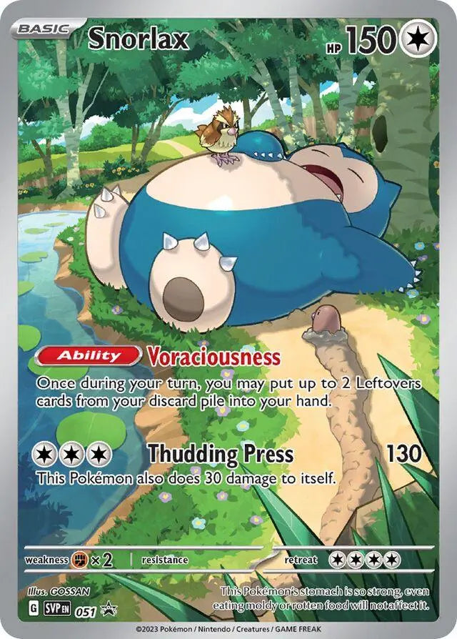 Snorlax - Pokemon Scarlet & Violet Promos #51 NM