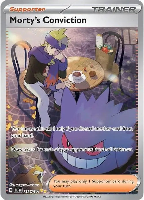 Morty's Conviction - Pokemon Temporal Forces #211 NM