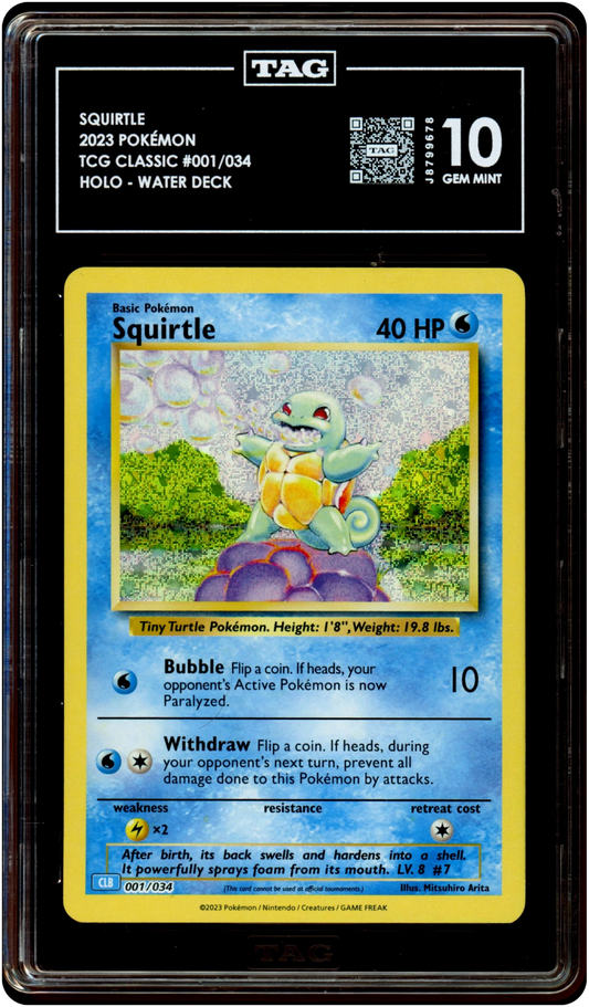 Squirtle - Pokemon TCG Classic: Blastoise Deck #1 TAG 10