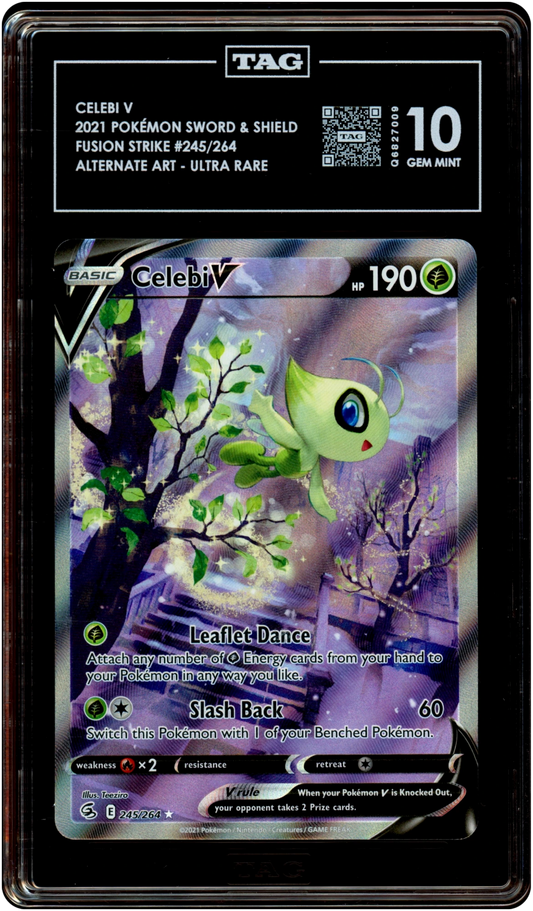 Celebi V - Pokemon Fusion Strike #245 TAG 10