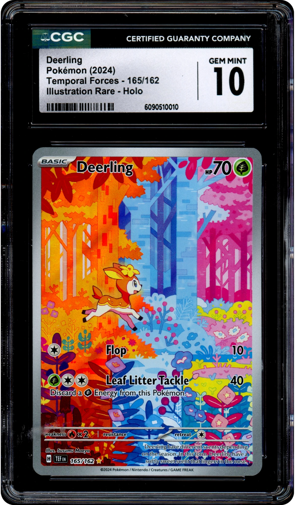 Deerling - Pokemon Temporal Forces #165 CGC 10