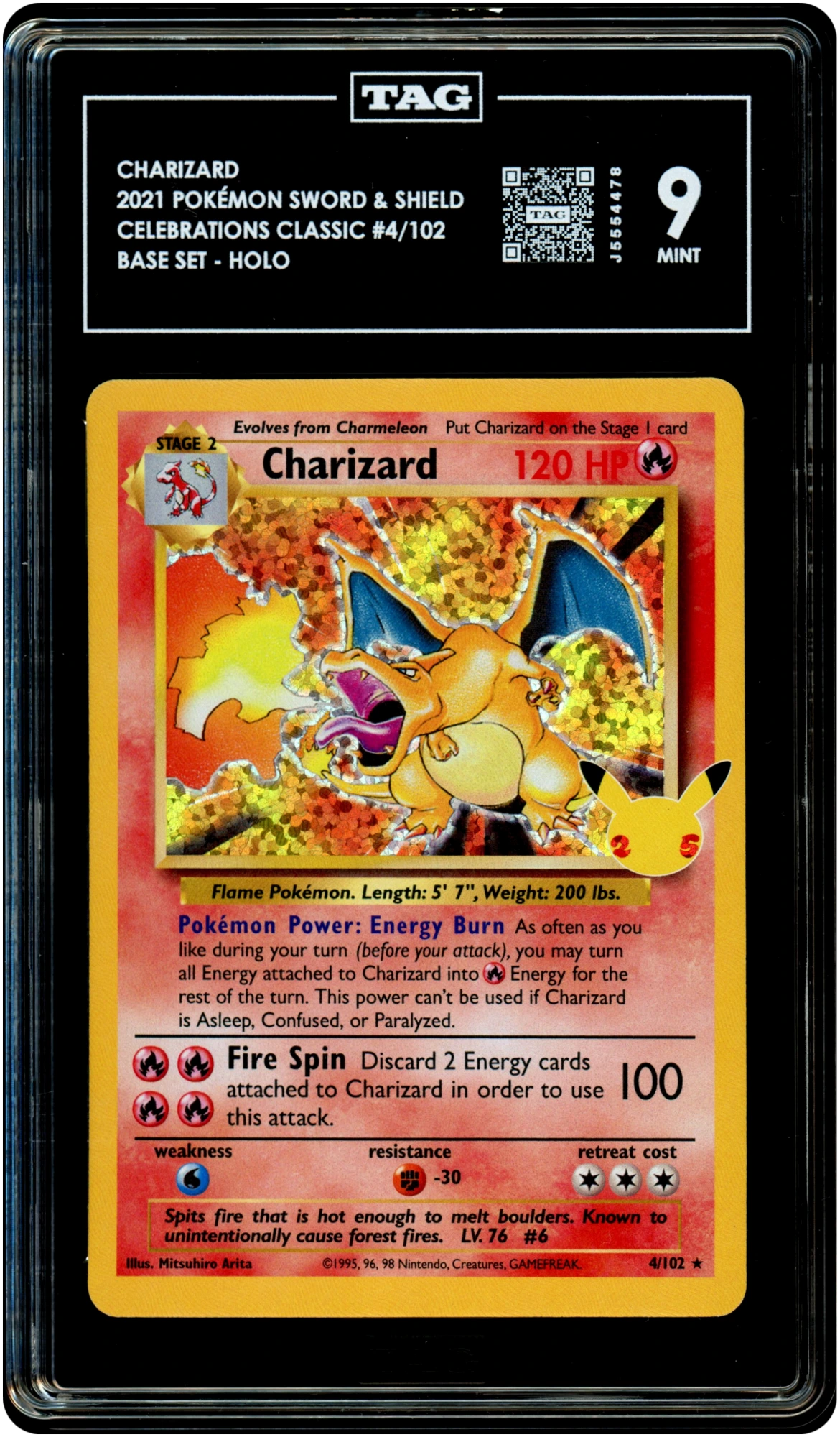 Charizard - Pokemon Celebrations #4 TAG 9