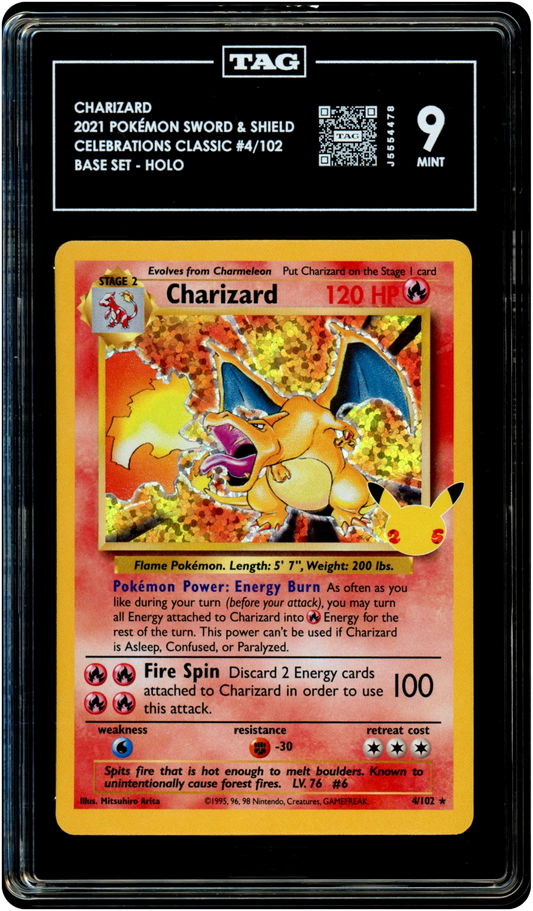 Charizard - Pokemon Celebrations #4 TAG 9