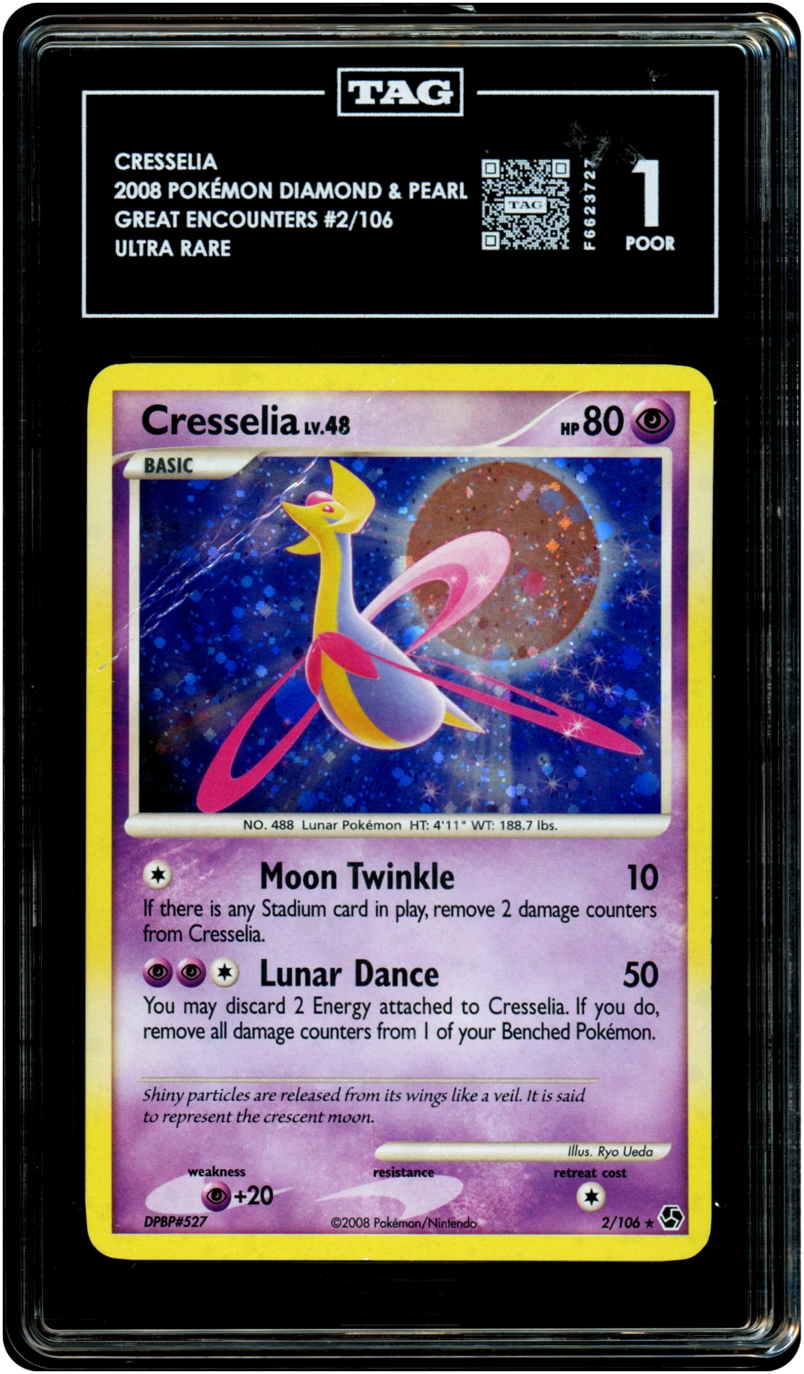 Cresselia - Pokemon Great Encounters #2 TAG 1 — front