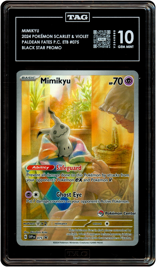 Mimikyu [Pokemon Center] - Pokemon Scarlet & Violet Promos #75 TAG 10