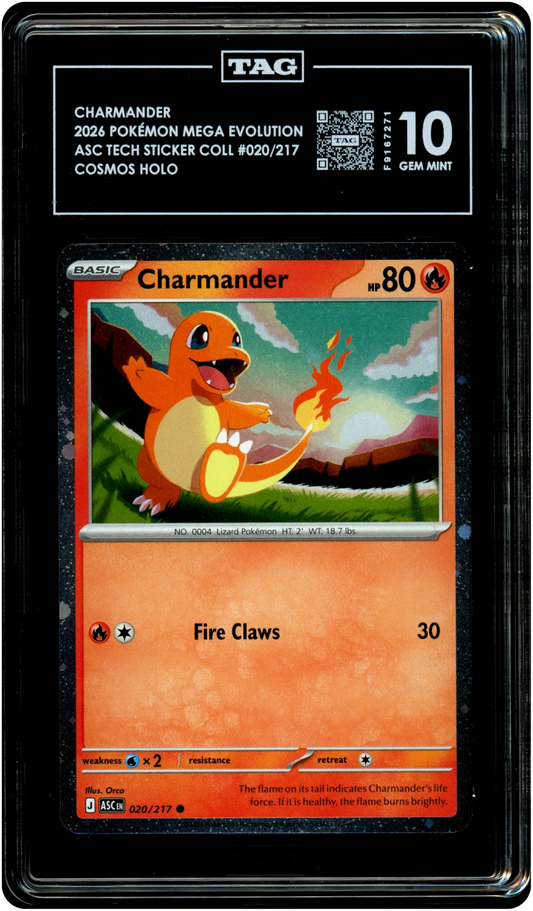 Charmander [Cosmos Holo] - Pokemon Promo #20 TAG 10