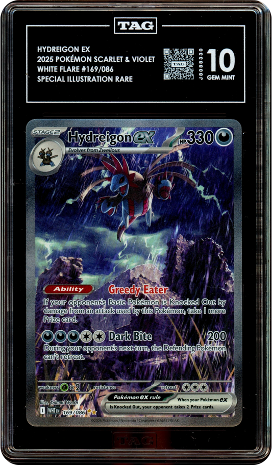 Hydreigon ex - Pokemon White Flare #169 TAG 10