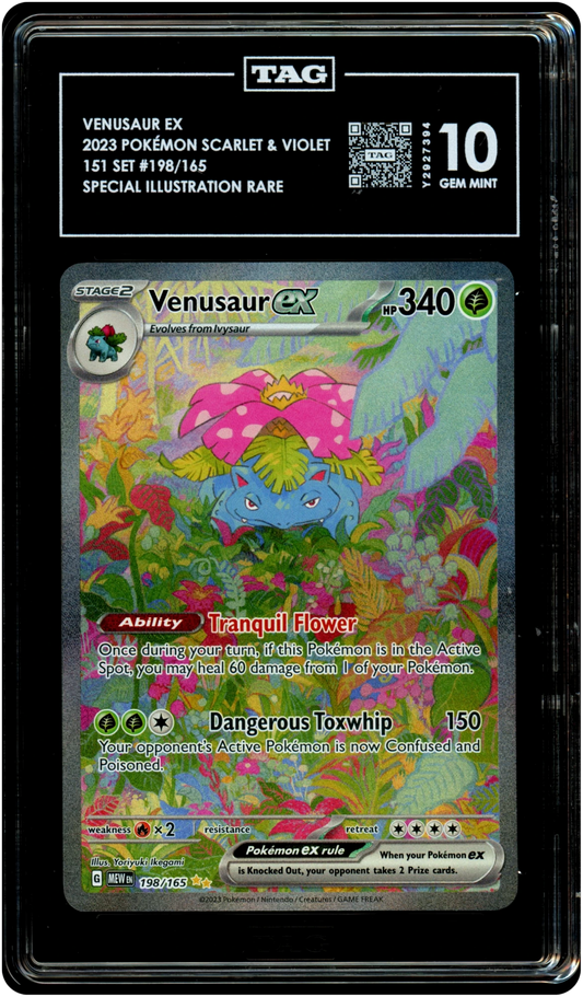 Venusaur ex - Pokemon Scarlet & Violet 151 #198 TAG 10