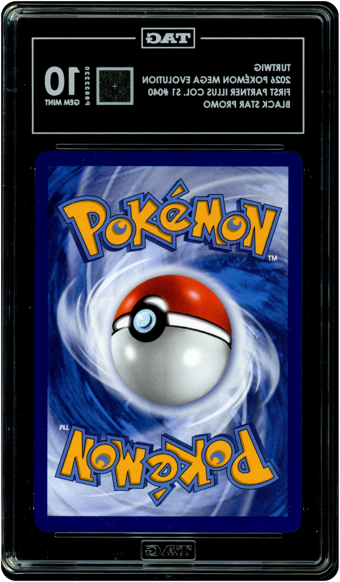 Turtwig - Pokemon Mega Evolution Promos #40 TAG 10 — back