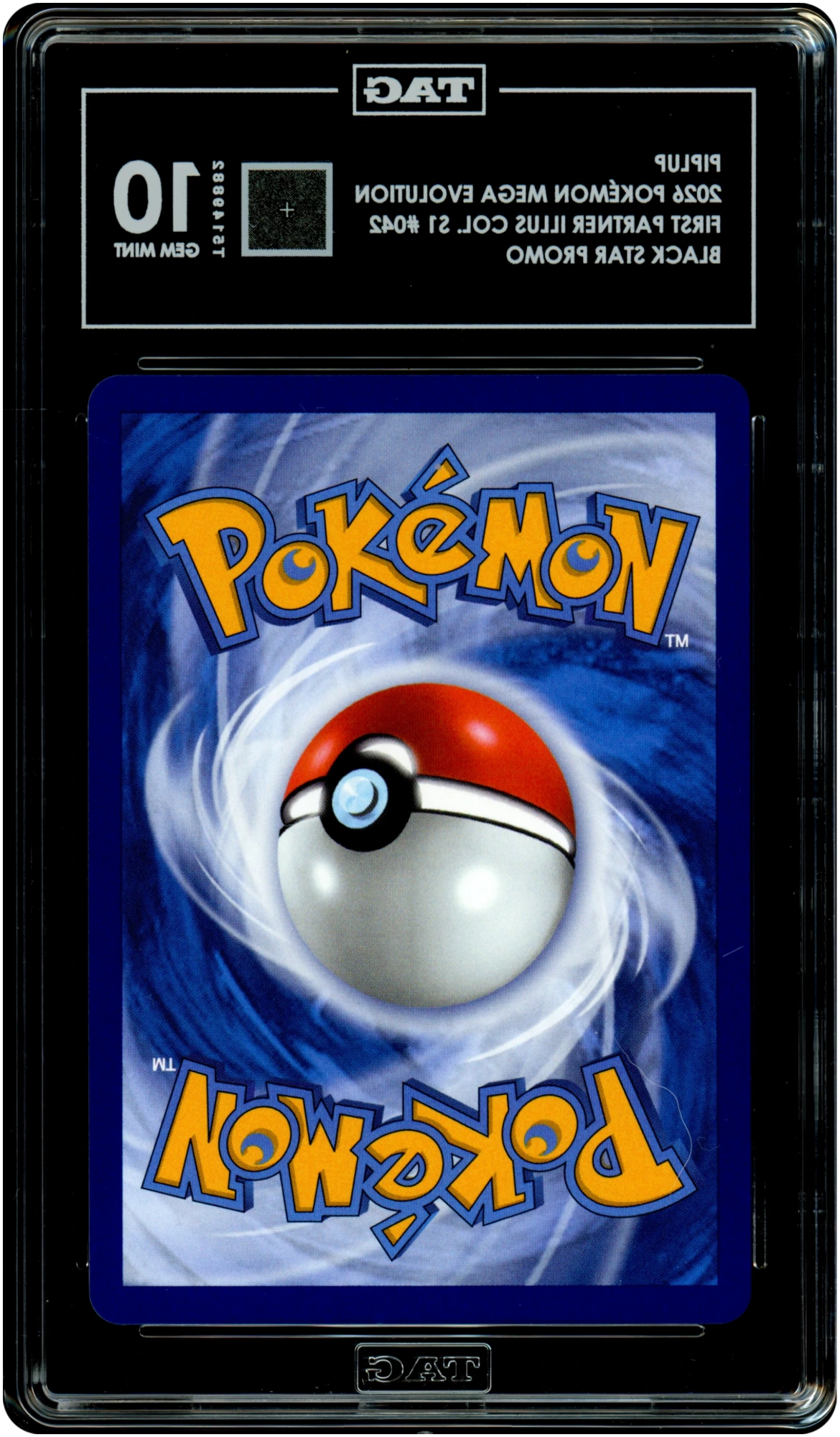 Piplup - Pokemon Mega Evolution Promos #42 TAG 10 — back