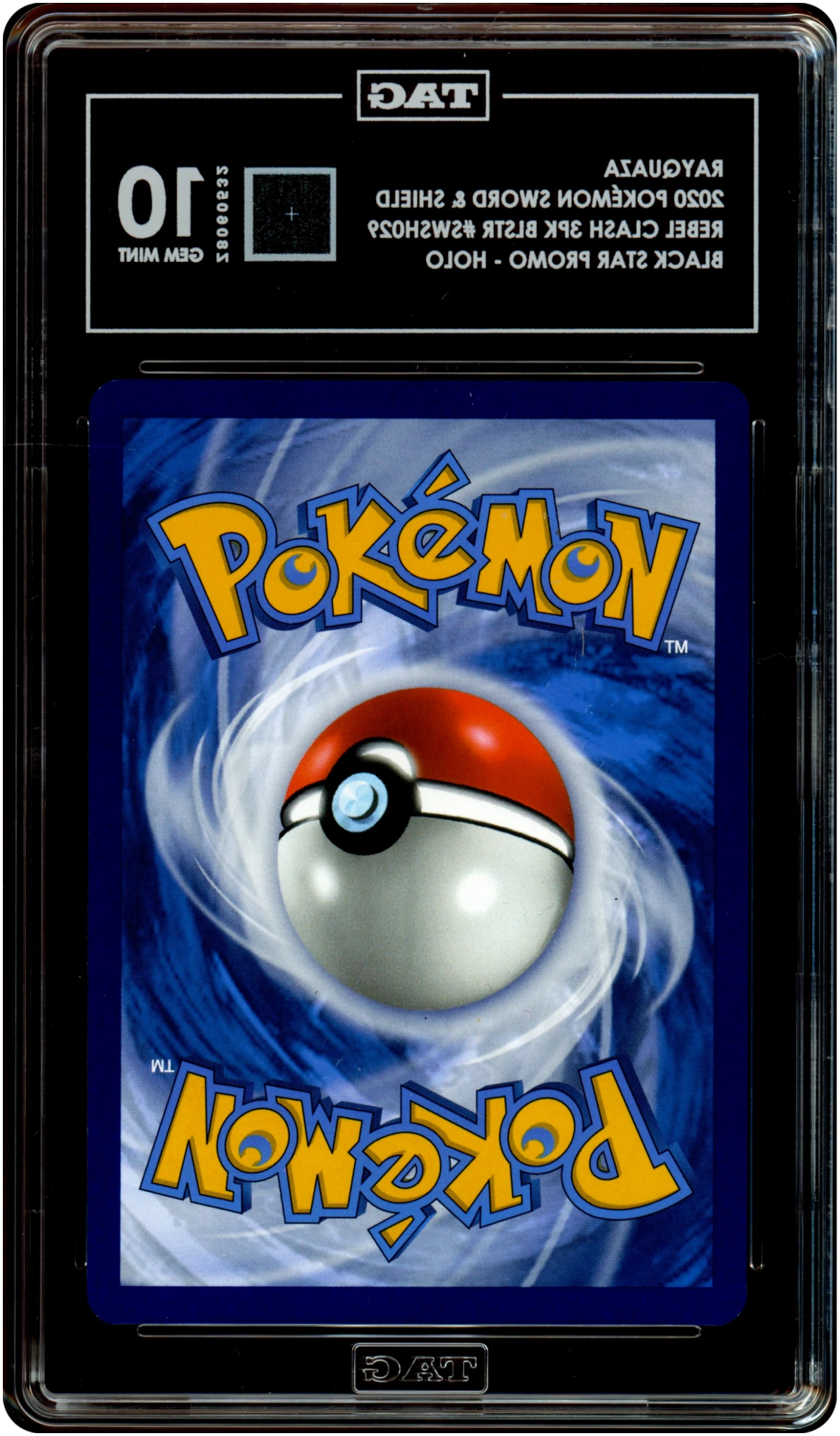 Rayquaza [Cosmos Holo] - Pokemon Sword & Shield Promos #SWSH029 TAG 10 — back