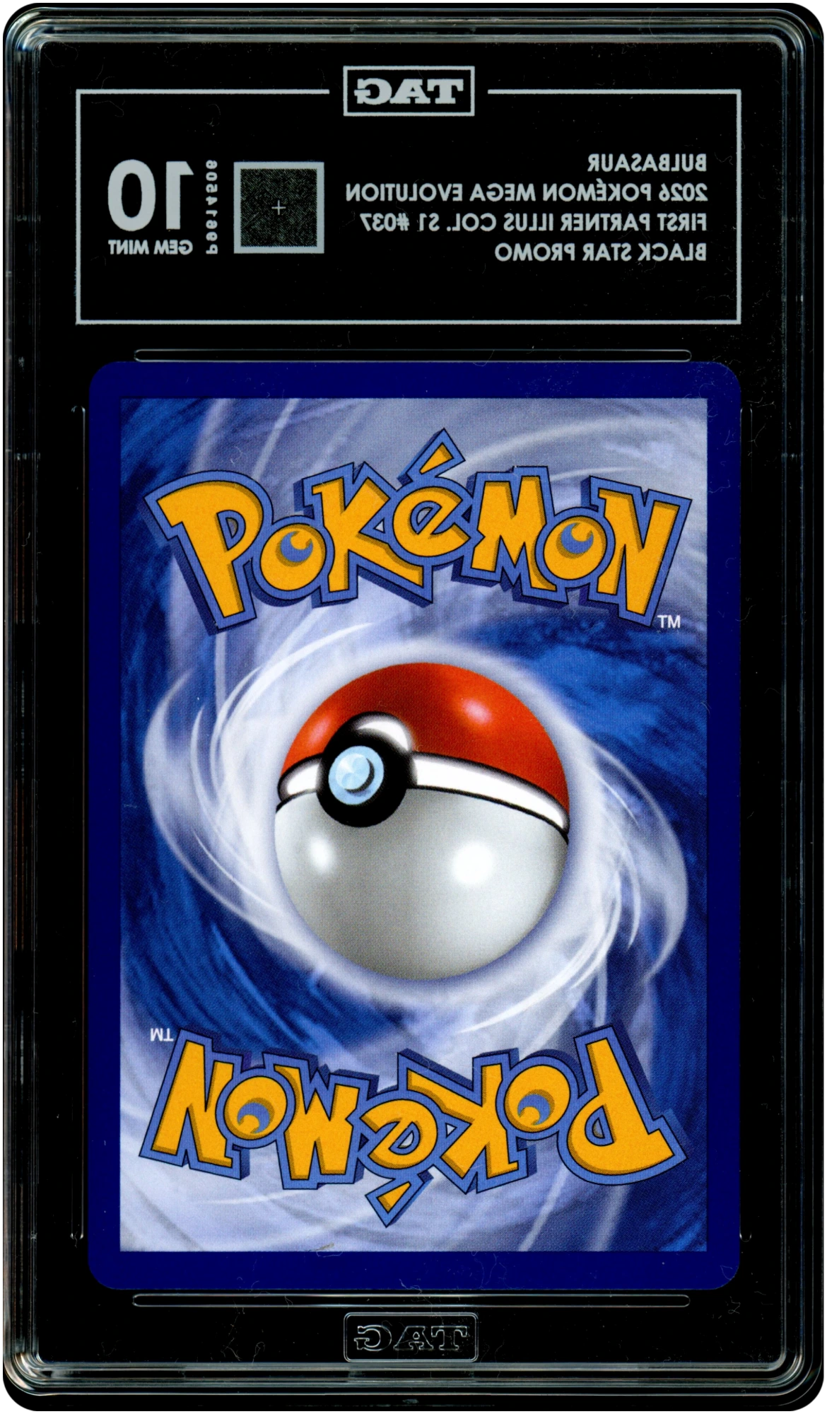 Bulbasaur - Pokemon Mega Evolution Promos #37 TAG 10 — back