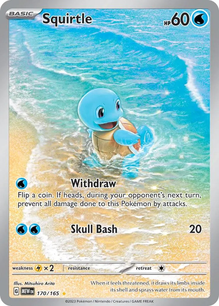 Squirtle - Pokemon Scarlet & Violet 151 #170 NM