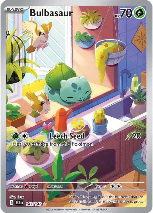 Bulbasaur - Pokemon Stellar Crown #143 NM