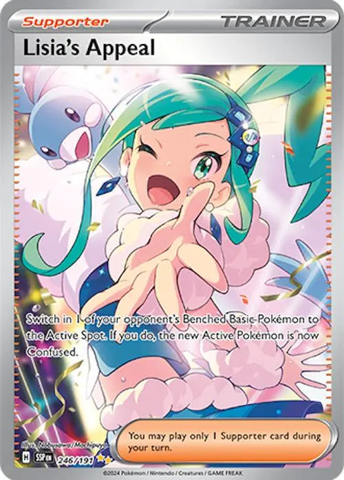 Lisia's Appeal - Pokemon Surging Sparks #246 NM