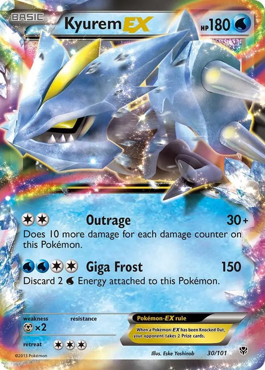 Kyurem EX - Pokemon Plasma Blast #30 NM