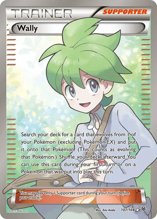 Wally - Pokemon Roaring Skies #107 NM