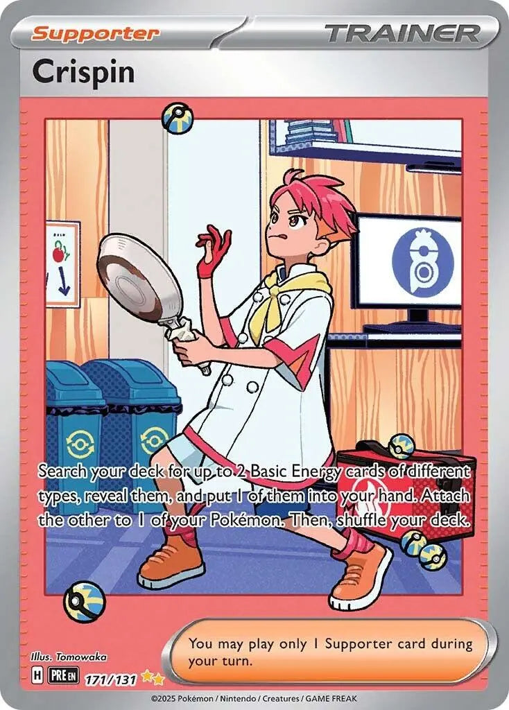 Crispin - Pokemon Prismatic Evolutions #171 NM