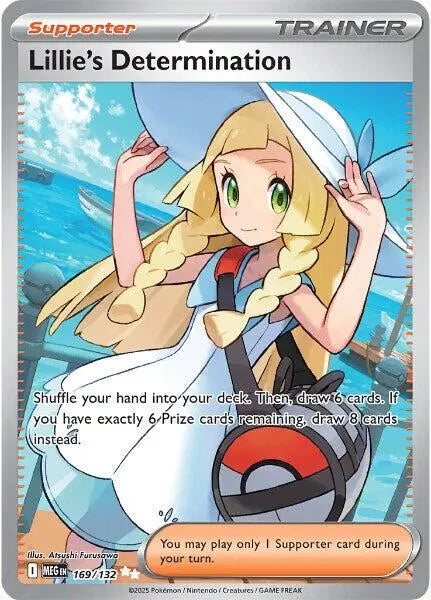 Lillie's Determination - Pokemon Mega Evolution #169 NM