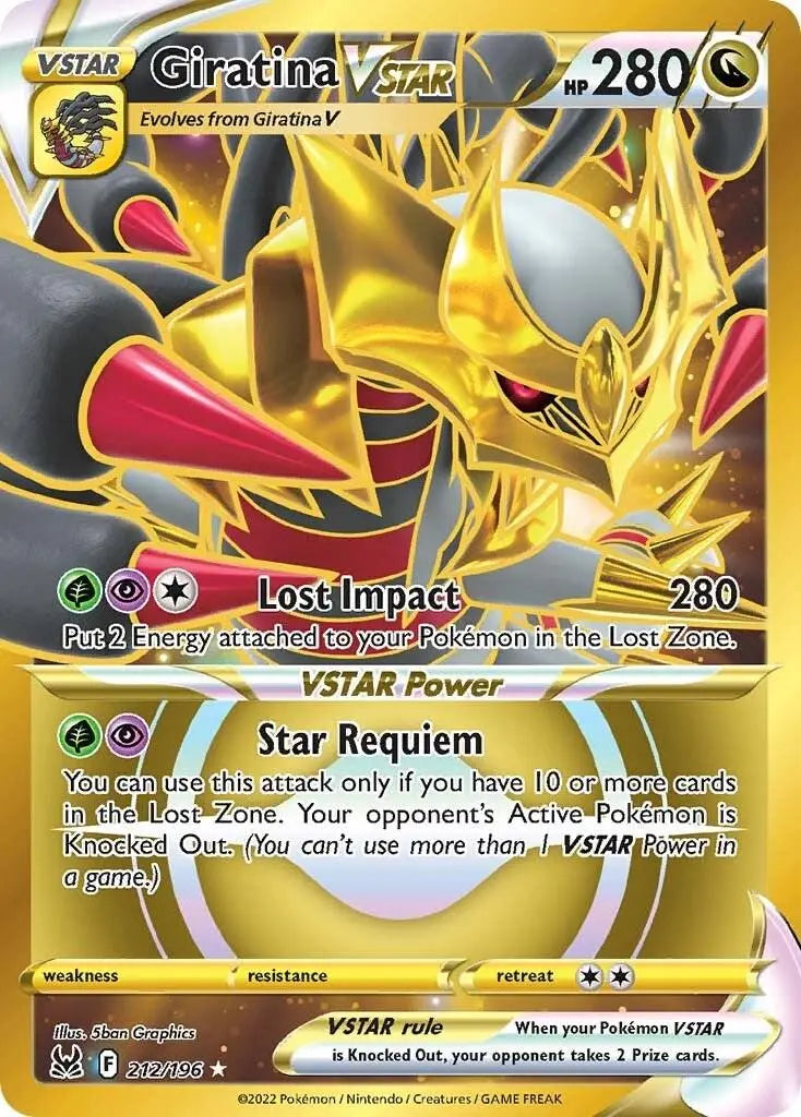 Giratina VSTAR - Pokemon Lost Origin #212 NM