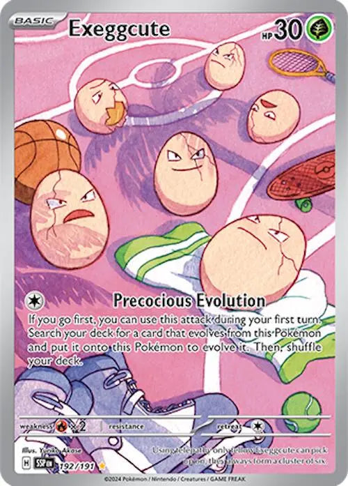 Exeggcute - Pokemon Surging Sparks #192 NM
