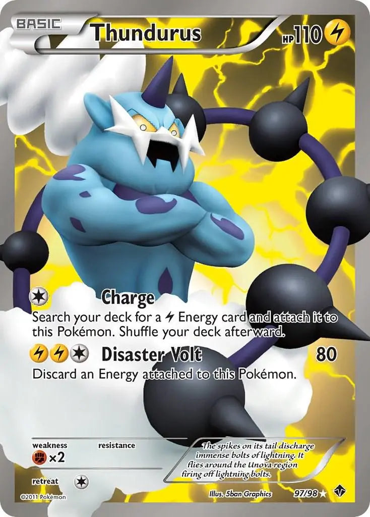 Thundurus - Pokemon Emerging Powers #97 NM